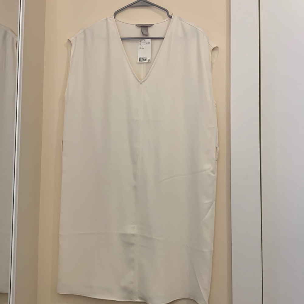 H&M Work Dress in Cream